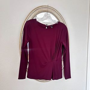 Maroon Ann Taylor Blouse